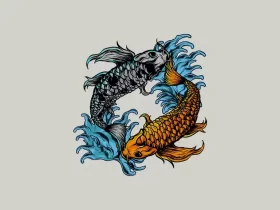 ᐈ Diseños y significado tatuaje PEZ KOI - LEE ESTO ANTES!