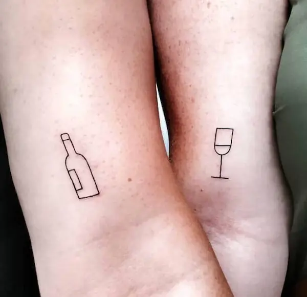 tatuaje amante del vino