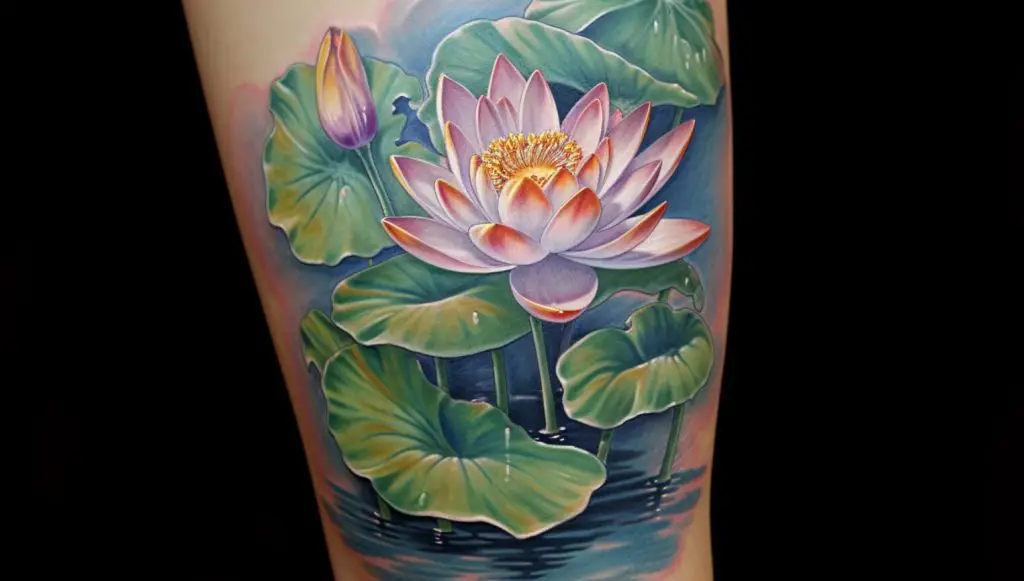 flor de loto significado tatuaje egipcio